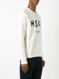 logo print sweatshirt