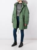 loose-fit parka coat