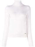 ribbed roll neck jumper