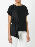 ruched panel T-shirt