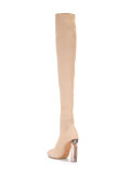 thigh-length boots