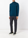 fine gauge mock turtle neck jumper