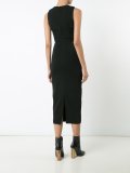 panelled midi dress