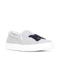 NY patch slip-on sneakers