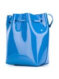 drawstring bucket cross body bag