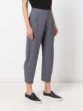 Split hem trousers