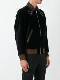 zipped bomber jacket 
