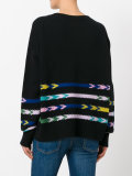 knitted v-neck sweater