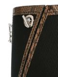 Hex striped bucket bag
