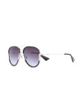aviator metal temple sunglasses