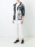 abstract printed jacket