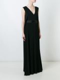 belted long dress
