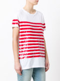 sequin stripes T-shirt