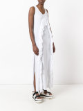 frill-detail maxi dress