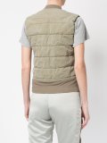 reversible quilted gilet