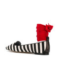 striped ballerinas 