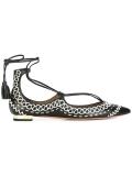 lace-up ballerinas