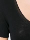 scoop neck T-shirt