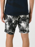 palm print shorts