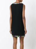 mirror embroidered shift dress
