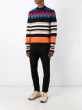 multi print oversized jumper