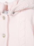 hooded knit jacket