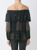 silk printed blouse