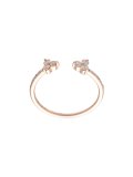 open diamond trio ring