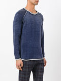 printed crew neck jumper