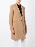 welt pockets mid coat