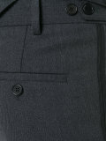 gathered ankle tailored trousers