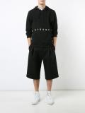 logo print hoodie