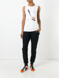 graphic print vest top