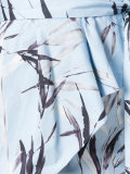 printed wrap dress