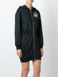 skull print sweatshirt dress