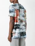 stylised print T-shirt