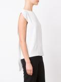 boat neck shortsleeved blouse