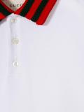 Web collar polo shirt