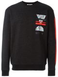 geometric print sweatshirt