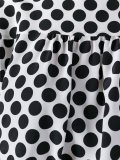 polka dot blouse