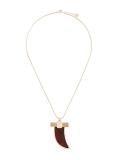 tooth pendant necklace