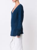 'V-Neck Fisherman'上衣