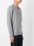 ribbed sleeves sweater