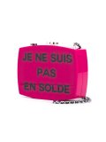 'Je ne suis pas en solde'单肩包