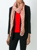 checked scarf