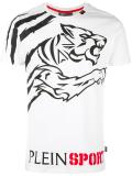 tiger print T-shirt
