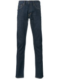 raw slim fit jeans