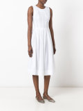 sleeveless mid-length dress