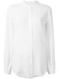 band collar shirt