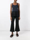 pleated tank top